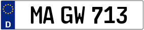 Truck License Plate